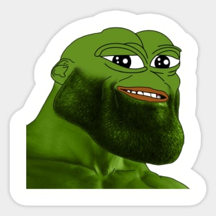 Chad Pepe Sticker